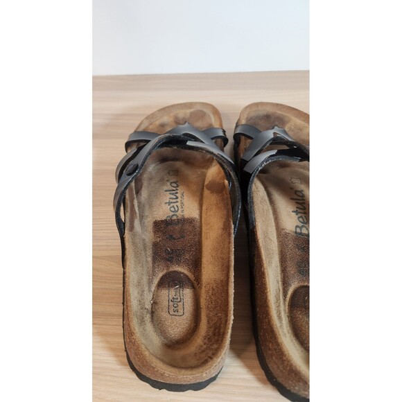 Betula Birkenstock Vinja Sandals Womens Sz 40 Soft Footbed Patent Leather - Picture 8 of 12